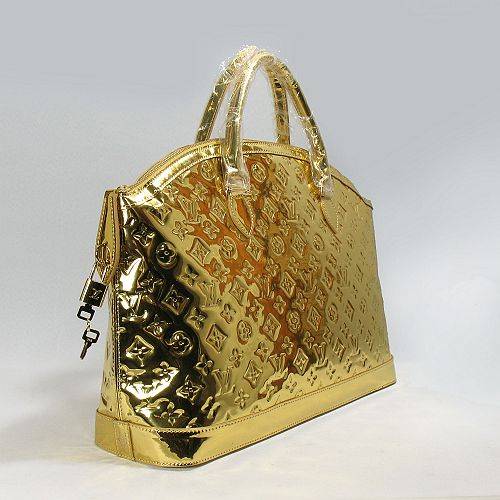 Top Quality Replica Louis Vuitton Monogram Miroir Lockit Horizontal M40104 Gold
